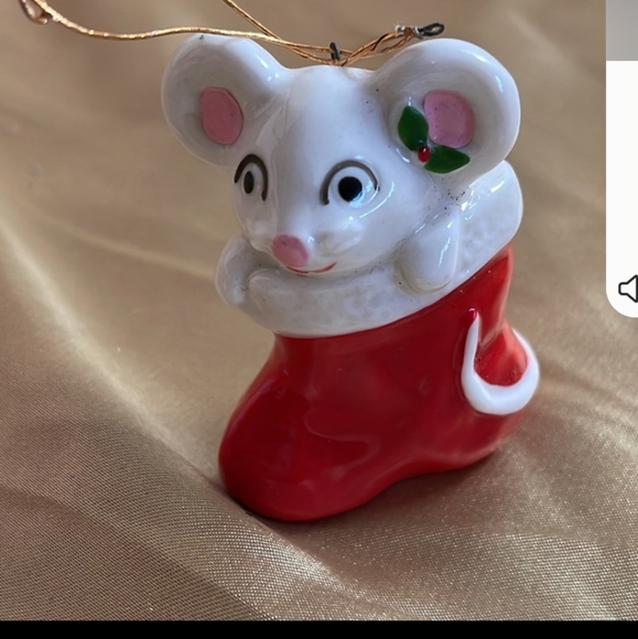 Set of four Fitz and Floyd complete set Santa mrs.clause mouse horse rocker - Picture 4 of 6